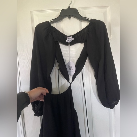 NATASHA MINI DRESS BLACK - Picture 6 of 7